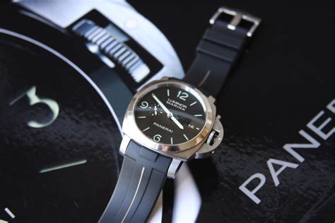 replica panerai rubber watch straps|rubber strap for panerai 44mm.